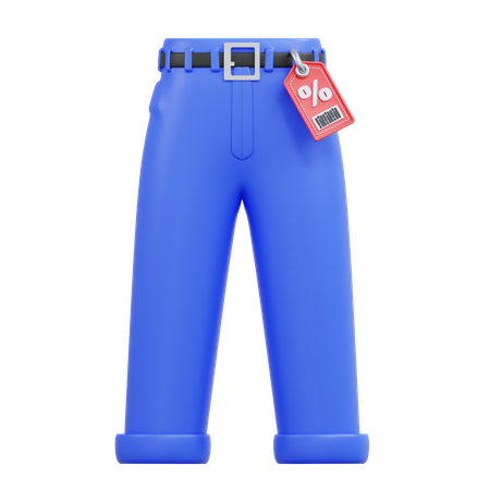 Desconto em jeans  3D Icon