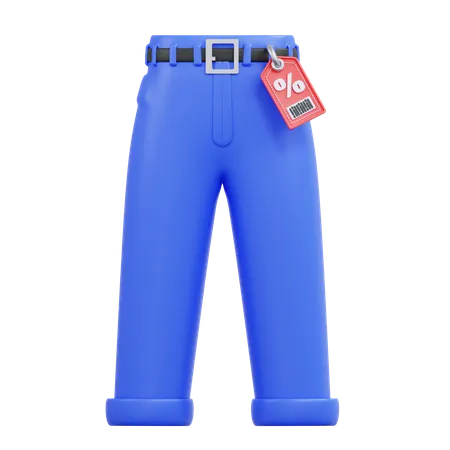 Desconto em jeans  3D Icon