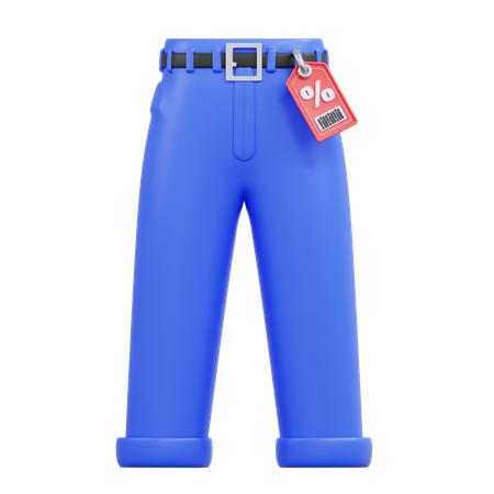 Jeans Discount  3D Icon