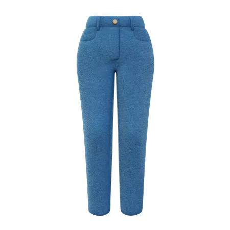 Jeans high waisted Women  3D Icon