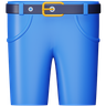 jeans pant 3d logo