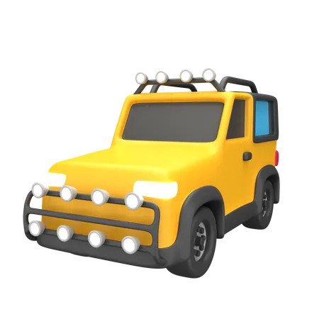 Jeep  3D Illustration