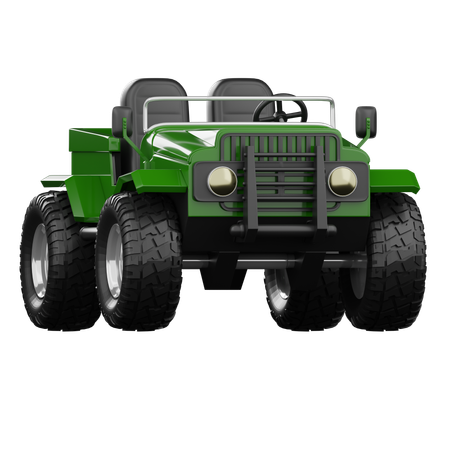 Jeep militaire  3D Icon