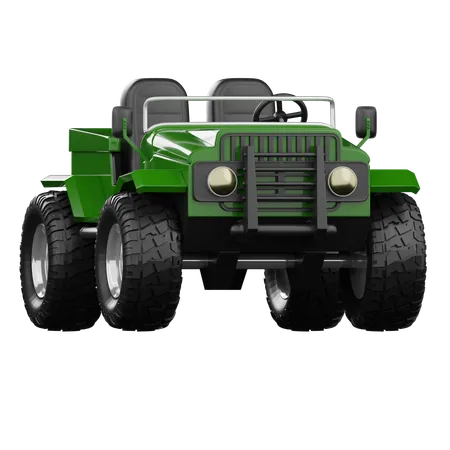 Jeep militar  3D Icon