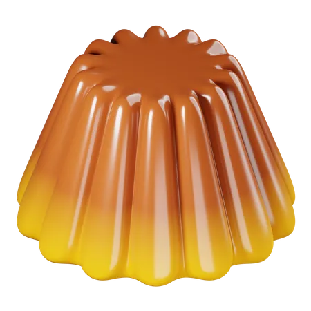 Jelly Pudding 3 D Illustration 3D Icon
