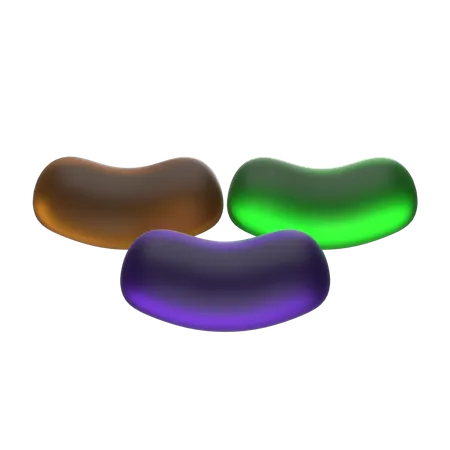 Jelly Bean  3D Icon