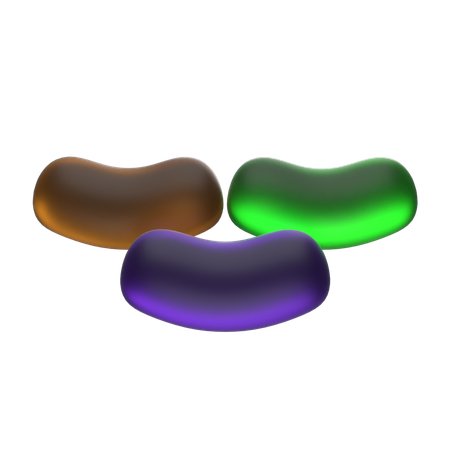 Jelly Bean 3D Icon