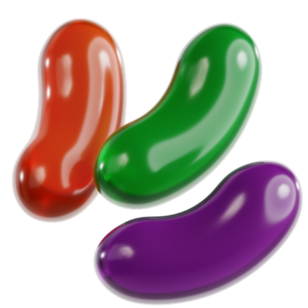 Jelly Beans  3D Icon
