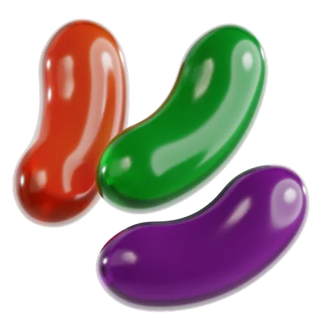 Jelly Beans  3D Icon