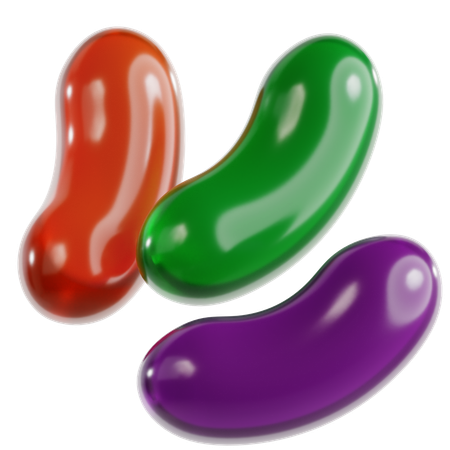 Jelly Beans  3D Icon