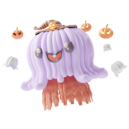 Jelly Fish  3D Illustration