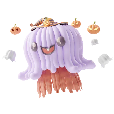 Jelly Fish  3D Illustration