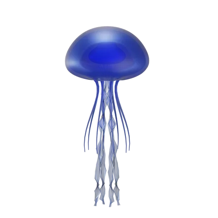 Jelly Fish  3D Illustration