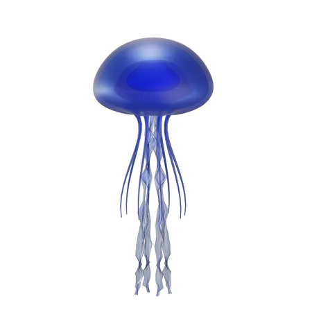 Jelly Fish 3D Illustration