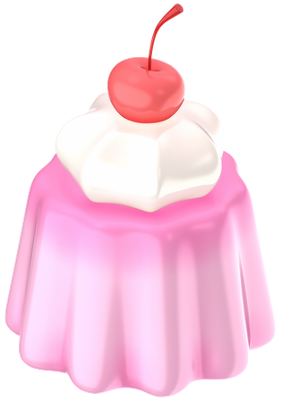 Jelly Pudding  3D Icon