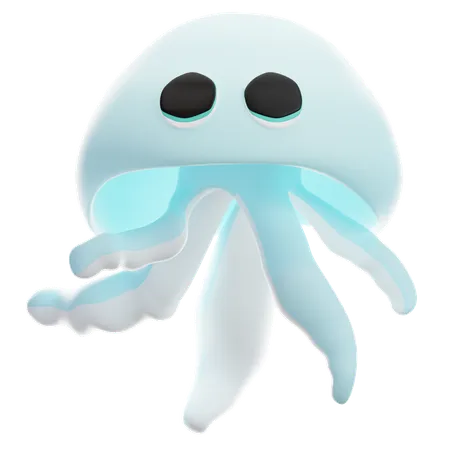 Jellyfish  3D Icon