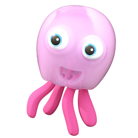 Jellyfish  3D Icon