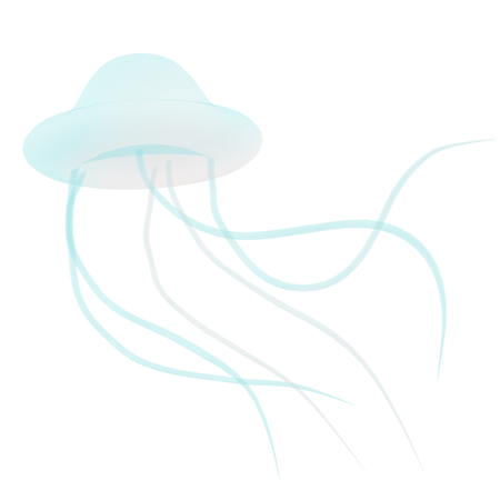 Jellyfish  3D Icon