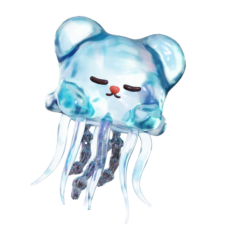 Jellyfish  3D Icon