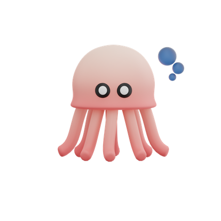 Jellyfish  3D Illustration