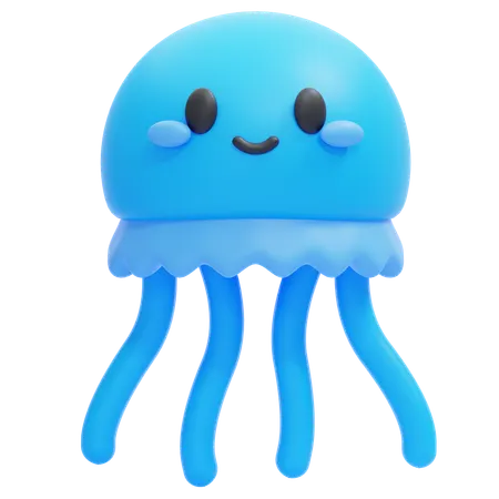Jellyfish Emoji  3D Icon