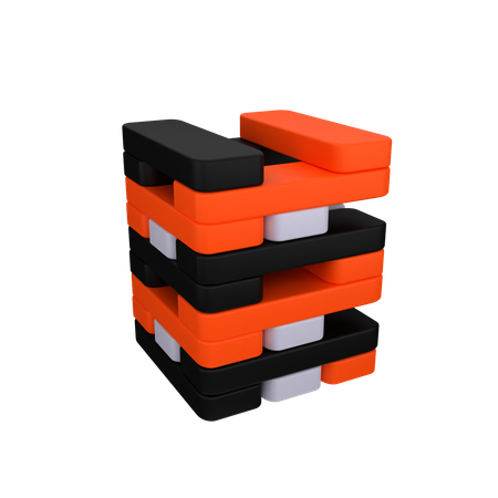 Jenga  3D Icon