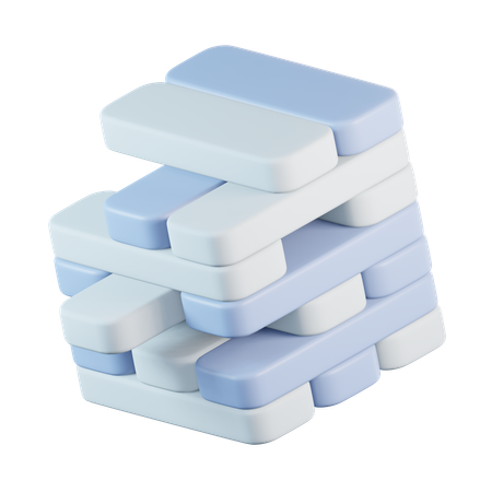 Jenga  3D Icon