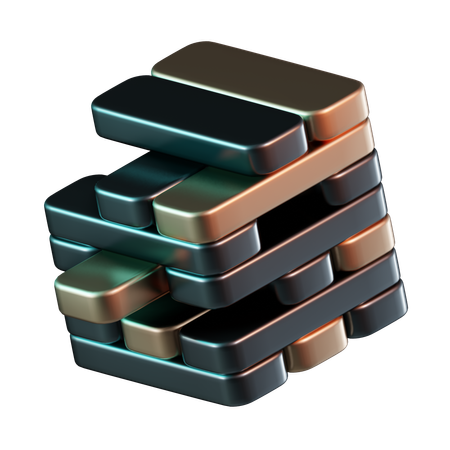 Jenga  3D Icon