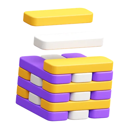 Jenga  3D Icon