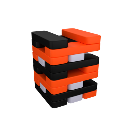 Jenga  3D Icon