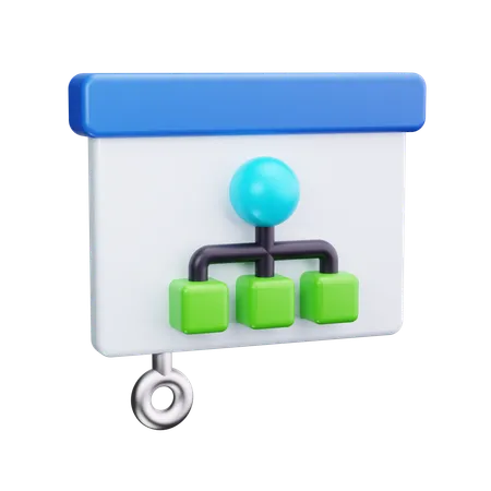 Jerarquía de empleados  3D Icon