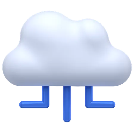 Jerarquía de la nube  3D Icon