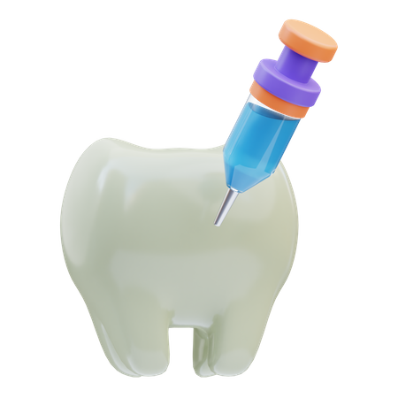 Jeringa dental  3D Icon