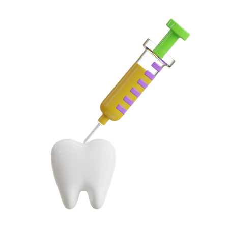 Jeringa dental  3D Icon