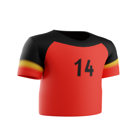 Jersey Belgia 3D Icon