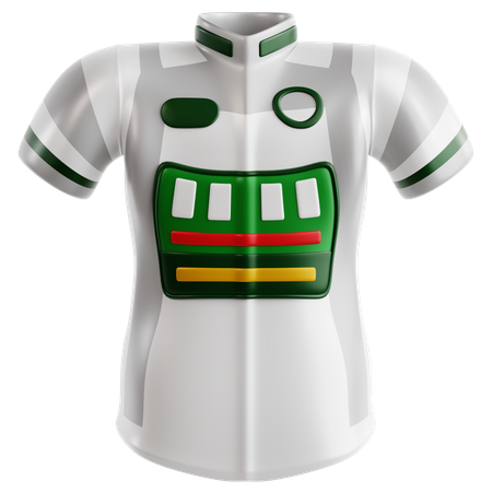 Maillot blanc  3D Icon