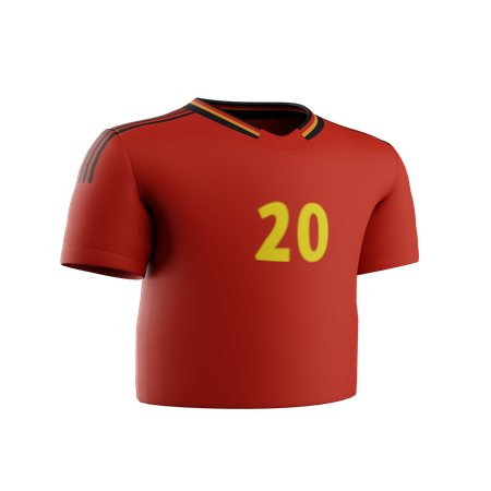 Jersey Espanha  3D Icon