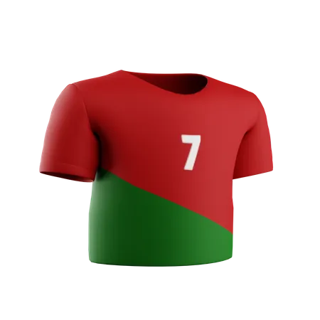 Jersey Portugal 3D Icon
