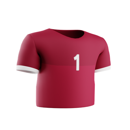 Jersey Qatar  3D Icon