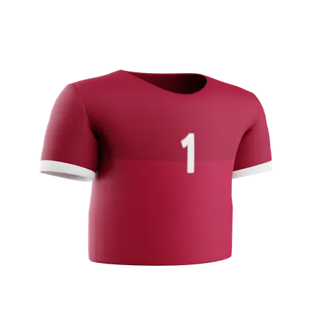 Jersey Qatar  3D Icon