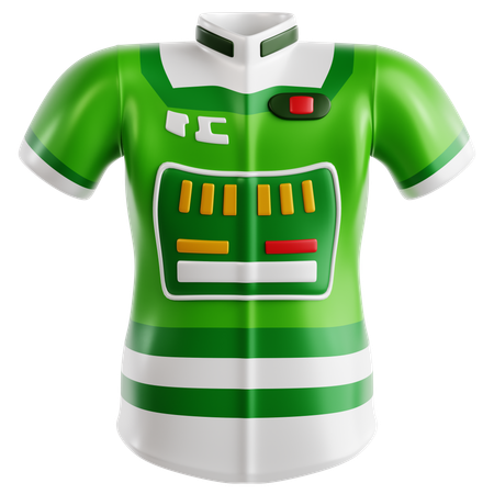 Camiseta verde  3D Icon