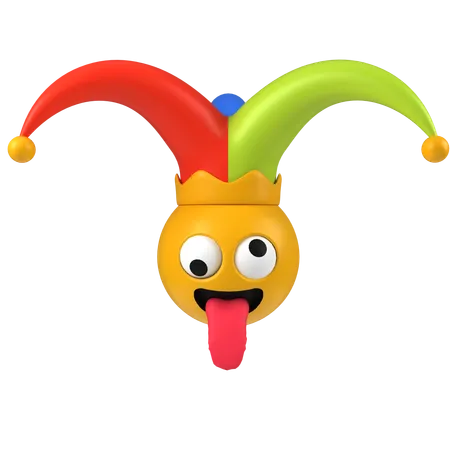 Jester Face  3D Icon