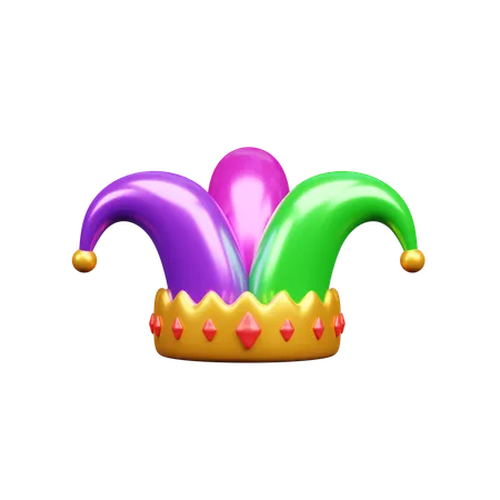 Jester Hat  3D Icon