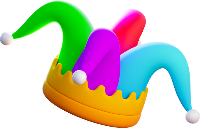 Jester Hat  3D Icon