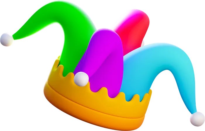 Jester Hat  3D Icon