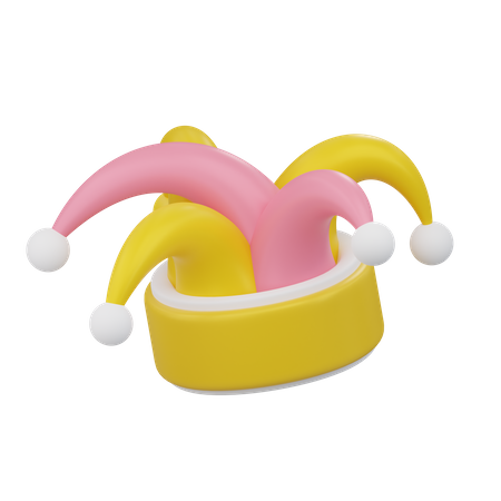 Jester Hat  3D Icon