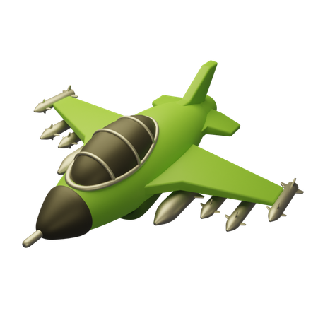 Jet Fighter  3D Icon