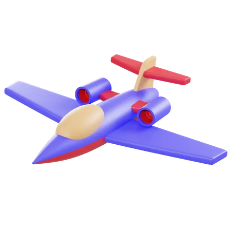 Jet Plane  3D Illustration