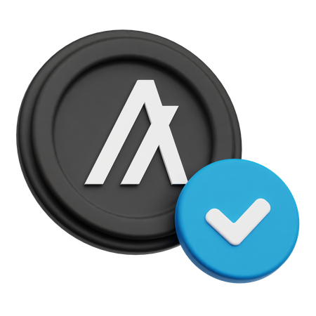 Jeton Algorand en panne  3D Icon