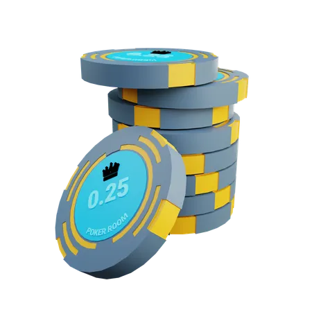 Jeton de poker  3D Icon